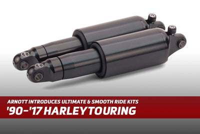 Arnott® Motorcycle Air Suspension Introduces Ultimate Ride and Smooth Ride Kits for '90-'17 Harley-Davidson® Touring Line