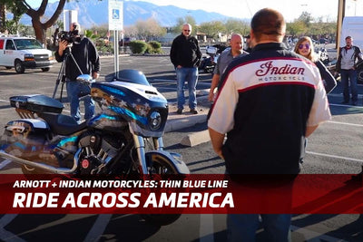 Arnott Cycles Supports 'Thin Blue Line - Ride Across America' Indian Motorcycle Build